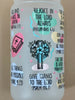 Bible Affirmations - Frosted Glass Tumbler