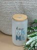 Boy MAMA - Frosted Glass Tumbler