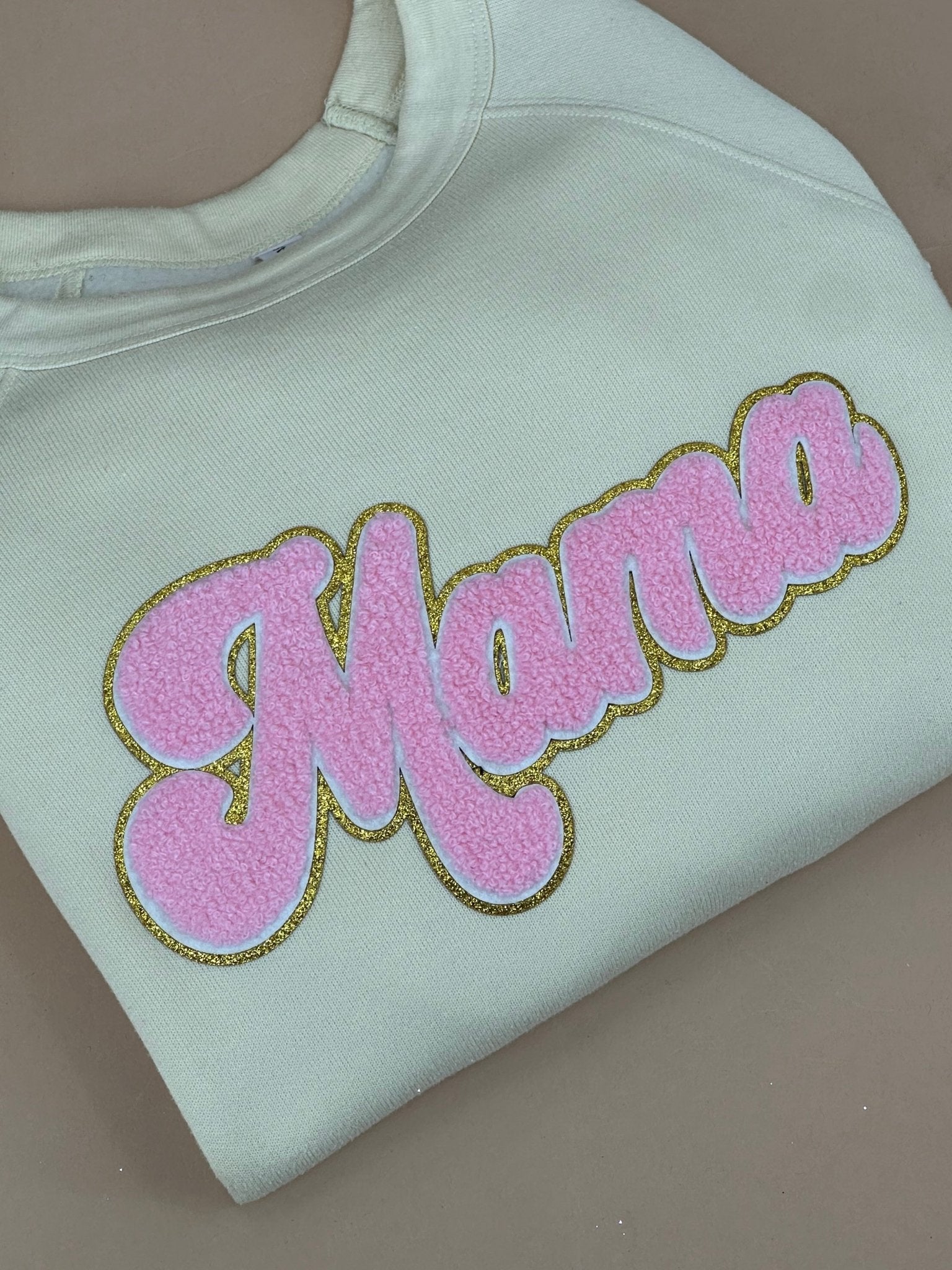 Mama Patch Crewneck Sweater