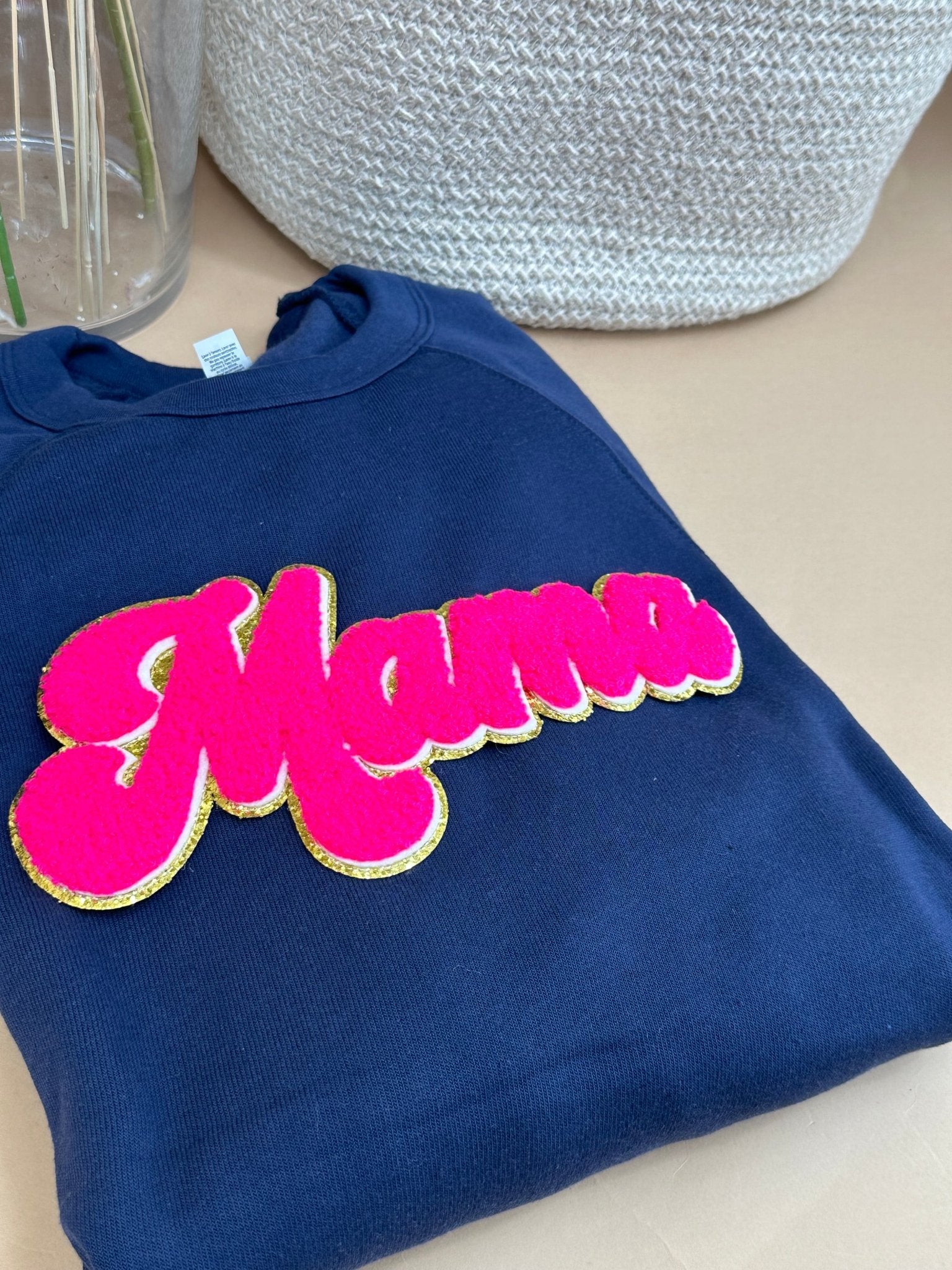 Mama Patch Crewneck Sweater