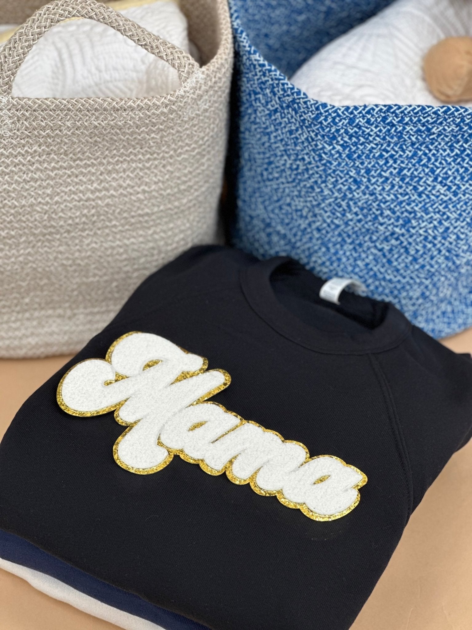 Mama Patch Crewneck Sweater