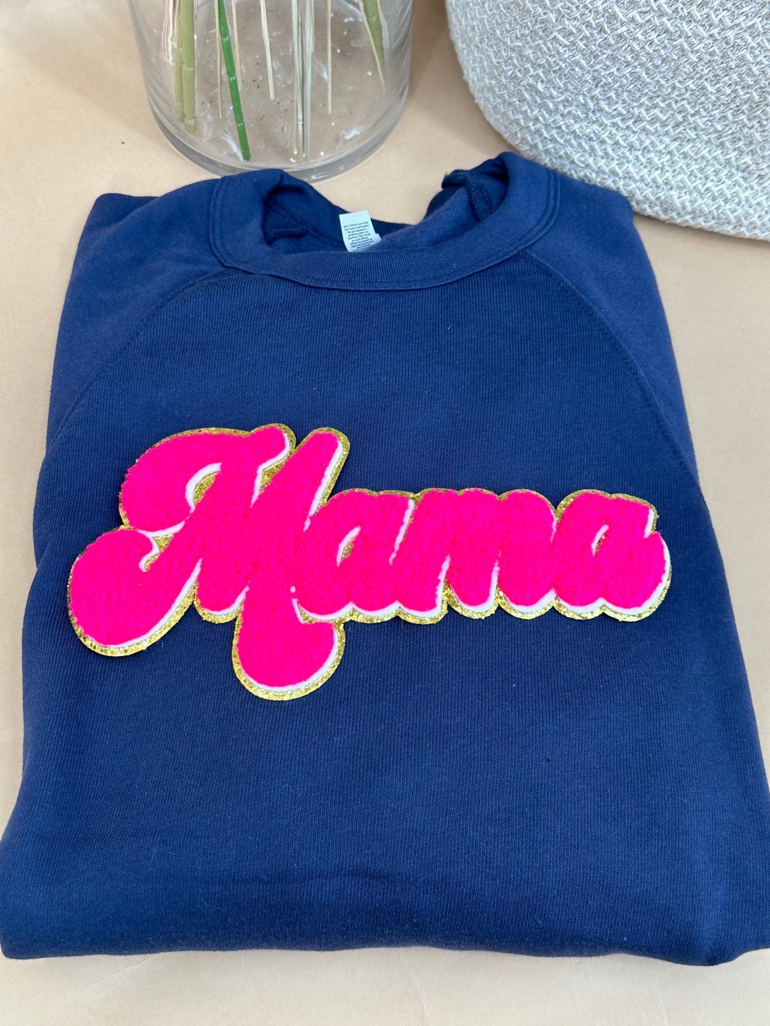 Mama Patch Crewneck Sweater