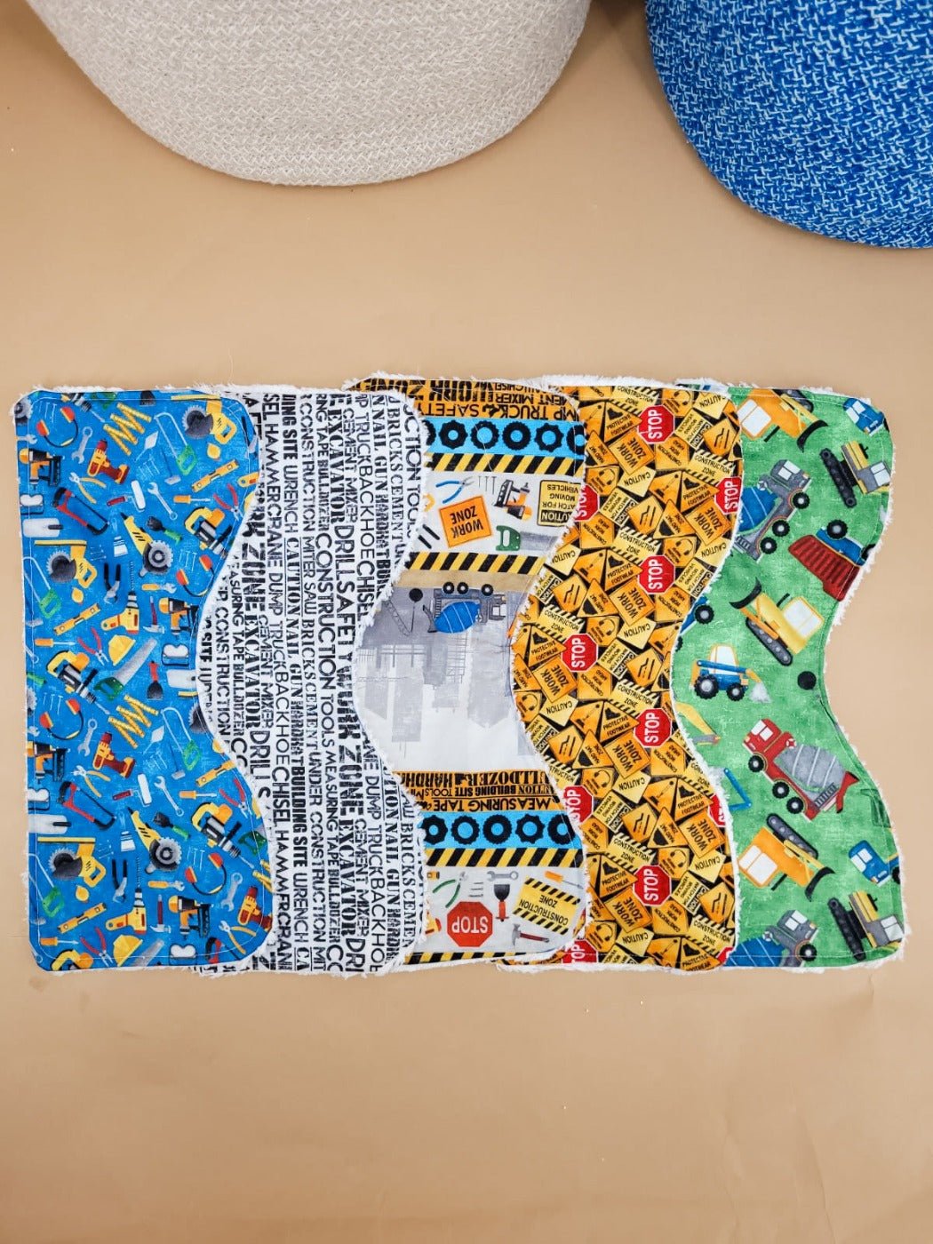 Construction Theme 1 - Burp Cothes