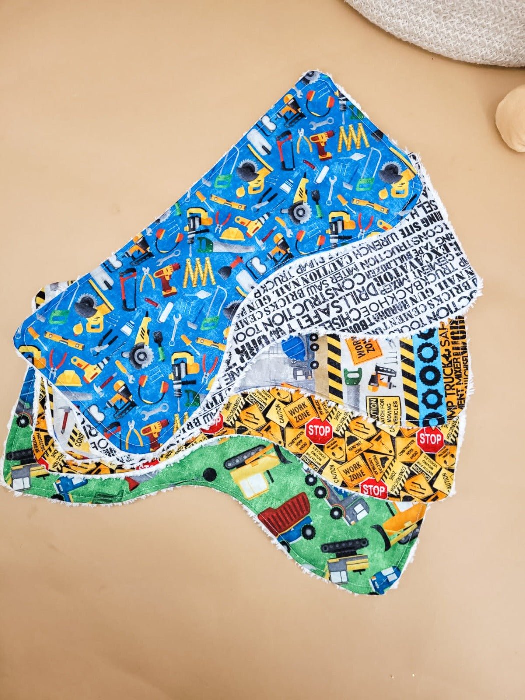 Construction Theme 1 - Burp Cothes