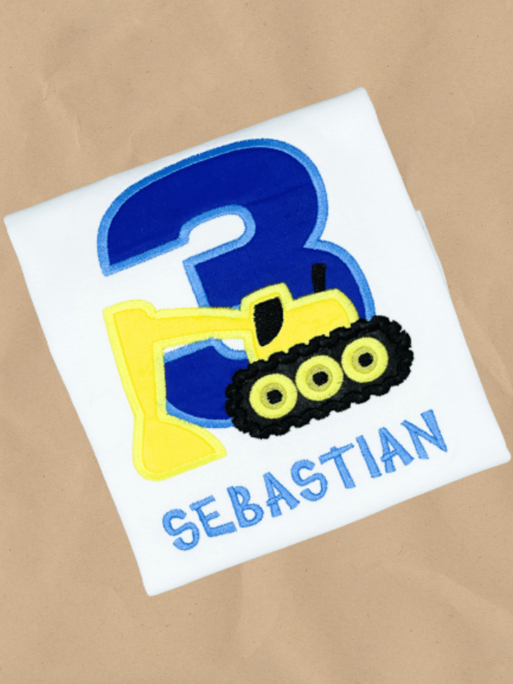 Excavator Birthday Onesie/T-shirts