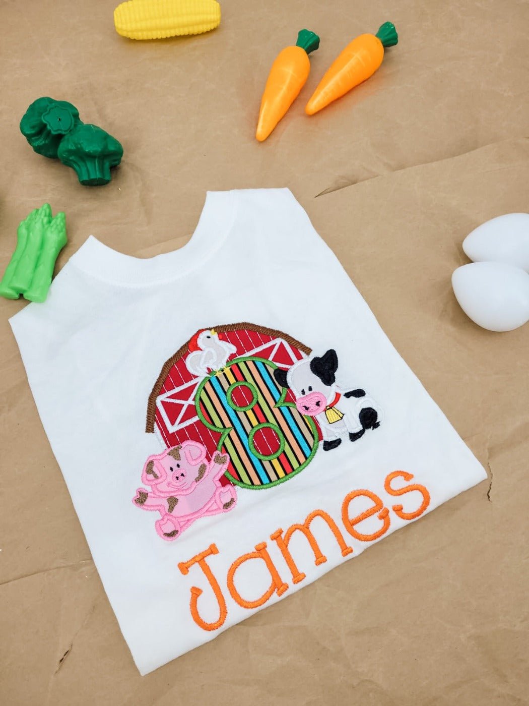 Farm Animals Birthday Onesie/T-shirts