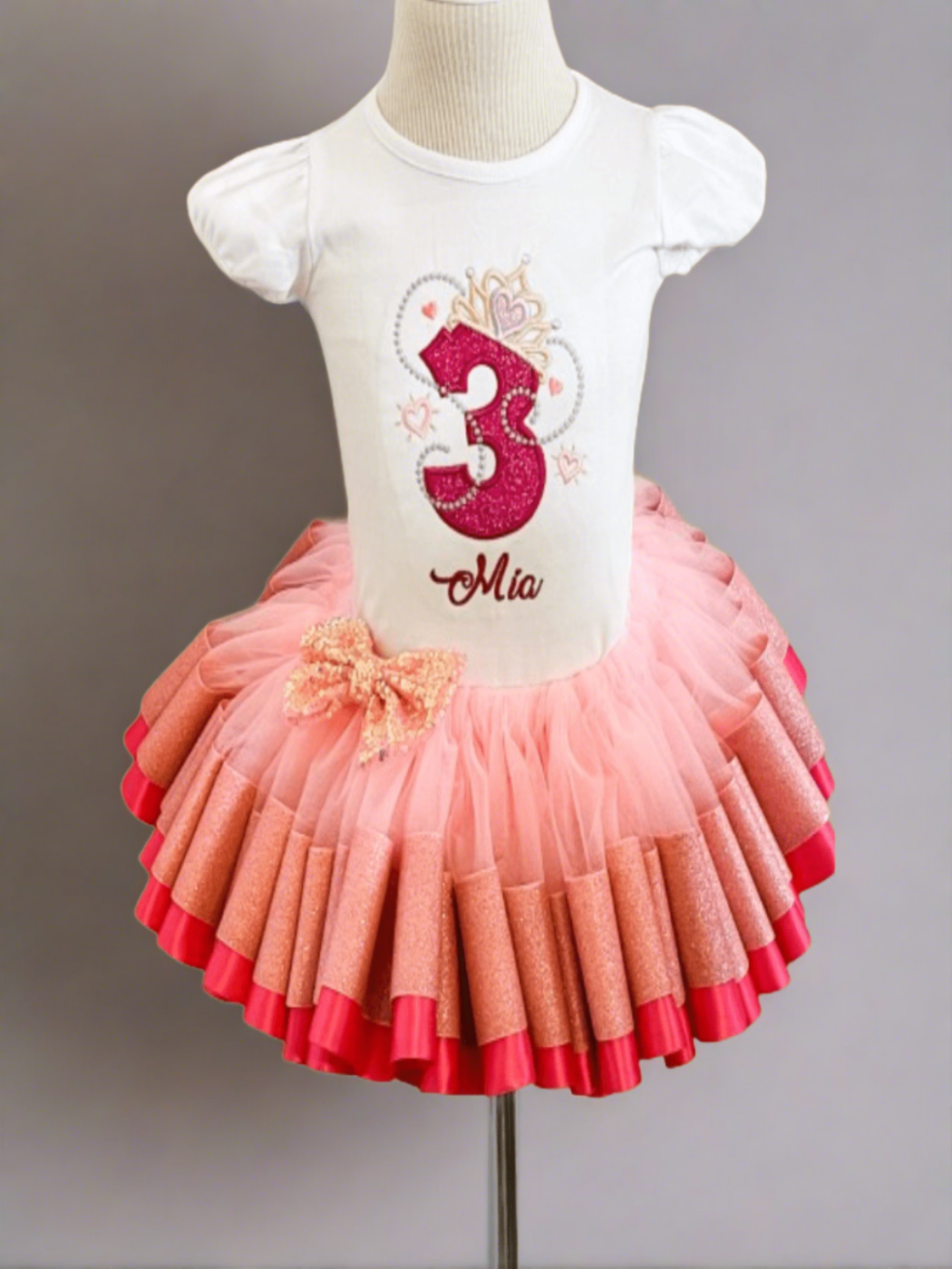 Princess Tiara Tutu Set