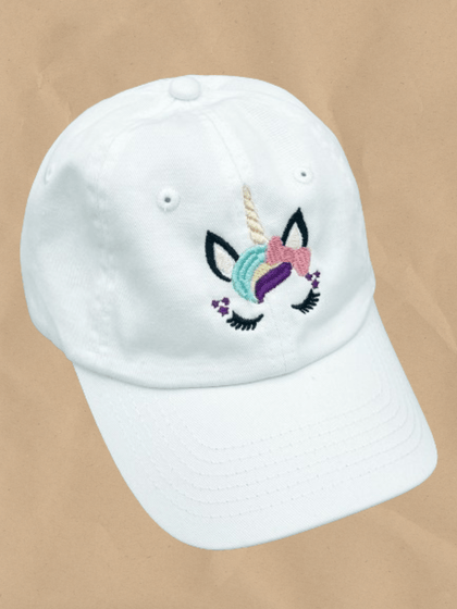 Personalized Youth Cap - Unicorn - Bear Cube Boutique