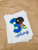 Afro Mermaid Girls Birthday Onesie/T-shirts