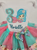 Blue Hair Mermaid Tutu Set