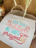 For this Child We have Prayed Pink - Custom Embroidered Heirloom Baby Blanket