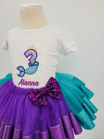 Mermaid Tail Tutu Set