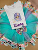 Purple Hair Mermaid Tutu Set