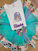 Purple Hair Mermaid Tutu Set